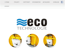 Tablet Screenshot of ecotechnologie.pl